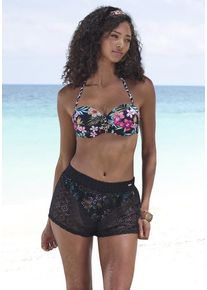 Buffalo Set: Badeshorts 'Bloopi' schwarz Gr. 34 für Damen