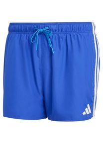 Adidas 3 Stripes Bold Short 3'' Badehose Herren Schwimmen (Gr S |blau)