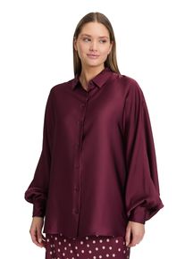 Vera Mont Damen Satinbluse "Vera Mont Satin-Bluse mit Kragen"deep dahlia, elegant, Gr. 38, Obermaterial: 100% Polyester., Blusen