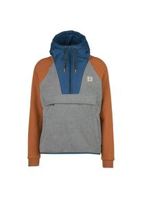 Passenger Woodland Hooded 1/2 Zip Polar Fleece Fleecejacke Herren (Gr L |grau)