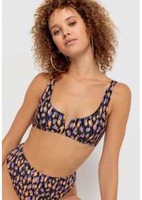 LSCN BY LASCANA Bustier-Bikini-Top 'Lavista' schwarz Gr. 42 Cup B. Mit Seitlichen Stäbchen Und Ohne Bügel. Nachhaltig.