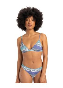 Quiksilver Damen Bade-Shirt "Champion Sound"aqua sky global heat 32x32, Gr. L, 87% Nylon, 13% Elasthan, Bikini-Oberteile