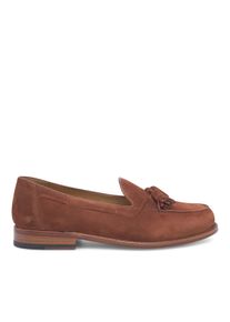 Heinrich Dinkelacker Slipper & Pantoletten - Loafer Wien Plain Tassel V - Gr. 43 (EU) - in Braun - f&uuml;r Damen