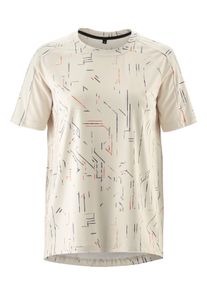 Gonso Damen Radtrikot "Trail Jersey W", grau, Gr. 34, 88% Polyester (recycelt), 12% Elasthan, Trikots, Damen Fahrradtrikot kurzarm, lässiges