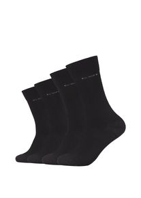 Camano Damen Socken "Socken 4er Pack", Gr. 39, schwarz, 40% Wolle 40% Polyacryl 18% Polyamid 2% Elasthan, uni, Socken