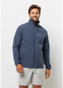 Jack Wolfskin Herren Funktionsjacke "PRELIGHT JKT M", blau, Gr. S, OBERSTOFF: 84% POLYAMID, 16% ELASTHAN; Futter: 100% POLYESTER, Jacken