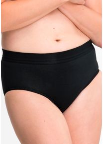 Speidel Damen Maxislip, Gr. 40, schwarz, Single Jersey, Obermaterial: 92% Baumwolle, 8% Elasthan, unifarben, Unterhosen, keine störenden Seitennähte