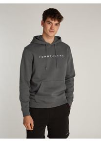 Tommy Jeans Herren Hoodie "TJM REG LINEAR LOGO HOODIE EXT", schwarz, casual, Gr. S, unifarben, Sweatware, Obermaterial: 80% Baumwolle, 20% Polyester,