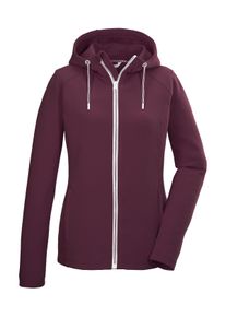 Killtec Damen Strickjacke "KOS 33 WMN FLX JCKT", lila, sportlich, Gr. 38, Oberstoff: 83% Polyester, 15% Viskose, 2% Elasthan, Futter: 98% Polyester,