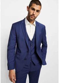 Cinque Herren Baukastensakko "CICASTELLO", blau, klassisch, Gr. 58, unifarben, Obermaterial: 53% Polyester, 43% Schurwolle, 4% Elasthan, Sakkos