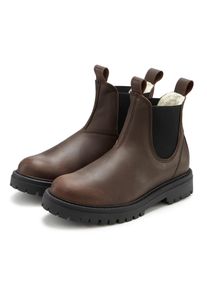 ELBSAND Damen Stiefelette, Gr. 36, braun, Obermaterial: 100% Rindsleder. Futter: 100% Textilmaterial. Decksohle: 100% Textilmaterial. Laufsohle: 100%