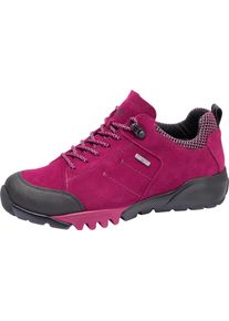 Waldläufer WALDLÄUFER Damen Schnürschuh "H-AMIATA", Gr. 4,5, pink, Veloursleder, Gummi, Textil, sportlich, Schuhe, Freizeitschuh, Halbschuh, Outdoorschuh mit