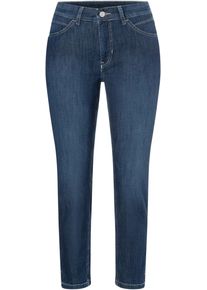 MAC Damen 7/8-Jeans "MELANIE 7/8 Summer", blau, casual, Gr. 34, unifarben, Denim/Jeans, Obermaterial: 98% Baumwolle, 2% Elasthan, Jeans, mit Stretch
