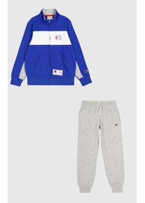 Champion Kinder Jogginganzug "Sweatsuit", blau, sportlich, Gr. XXL, Obermaterial: 54% Baumwolle, 46% Polyester, Sportanzüge, für Kinder/Jugendliche