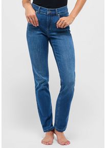 Angels Damen Straight-Jeans "CICI", blau, casual, Gr. 34, Denim/Jeans, Obermaterial: 92% Baumwolle, 6% Polyester, 2% Elasthan, Jeans