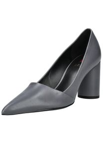 Högl HÖGL Damen Pumps "Högl Pumps Leder", Gr. 41,5, grau, Leder, casual, Schuhe