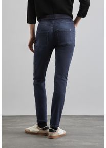 Street One Damen Skinny-fit-Jeans, blau, casual, Gr. 44, unifarben, Jeans, 65% Baumwolle, 32% Polyester, 3% Elasthan, Jeans, aus Baumwolle mit