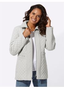 Casual Looks Damen Steppjacke, grau, Gr. 36, unifarben, 100% Polyester, Wattierung:100% Polyester, Jacken