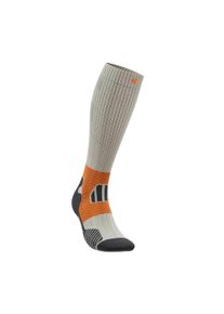 Bauerfeind Herren Socken "Trail Run Compression Socks", Gr. 38, beige, Polyamid, unifarben mit Farbeinsatz, Socken