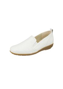 Natural Feet Damen Slipper "Chloe", Gr. 35, weiß, Leder, elegant, Schuhe, mit gepolstertem Kragen