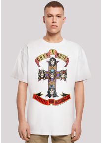 F4NT4STIC Herren T-Shirt "Guns 'n' Roses Appetite For Destruction", weiß, casual, Gr. XXXL, Obermaterial: 100% Baumwolle, Shirts, Premium Qualität