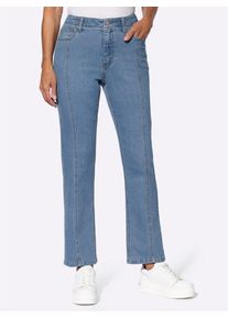 Casual Looks Damen Bequeme Jeans, blau, Gr. 20, unifarben, 78% Baumwolle, 20% Polyester, 2% Elasthan, Jeans