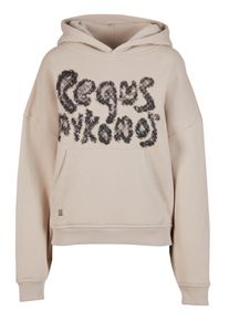 PEQUS Herren Kapuzensweatshirt "PEQUS PEQUS Bubble Logo Hoodie", grau, Gr. S, bedruckt, 100% Baumwolle, Sweatshirts
