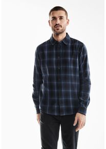 Street One MEN Herren Karohemd, blau, casual, Gr. XXL, kariert, Web, 100% Baumwolle, Hemden, mit Knopfleiste