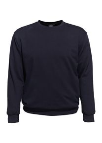 Herren Sweatshirt, blau, casual, Gr. XXL, Ahorn Sportswear, unifarben, 100% Baumwolle, Sweatshirts, im schlichten Design
