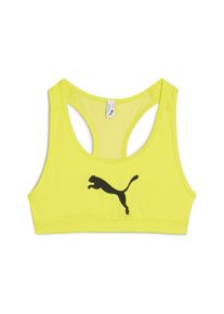 Puma Damen Sport-BH "4KEEPS BH Damen", Gr. XXS, gelb, Obermaterial: 15% Elasthan, 85% Polyester; Futter: 94% Polyester, 6% Elasthan; Netz: 86%