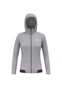 Salewa Pedroc PolarLite Hooded Jacket Fleecejacke Damen (Gr 34 |grau)