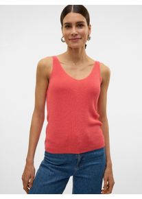 Véro Moda VERO MODA Damen Stricktop "VMNEWLEX SUN SL TOP GA NOOS"dubarry, modisch, Gr. S, unifarben, Strick, Obermaterial: 50% Viskose, 25% Baumwolle, 25%