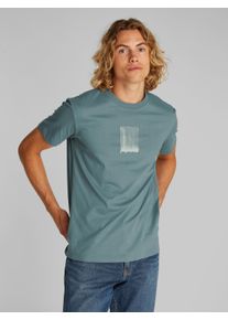 Herren T-Shirt "BRUSH STROKE GRAPHIC TEE"trooper, casual, Gr. L, Calvin Klein Jeans, unifarben, Jersey, Obermaterial: 100% Baumwolle, Shirts, mit