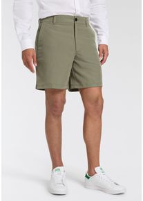 BOSS Orange Herren Shorts "Sandrew"open grün342, casual, Gr. 34, unifarben, Web, Obermaterial: 80% Lyocell, 20% Polyester, Hosen
