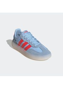 Sneaker "BARREDA DECODE E KINDER", adidas Sportswear, Gr. 40clear sky, bright rot, core weiß, Leder, Textil, sportlich, Schuhe, Design auf den Spuren