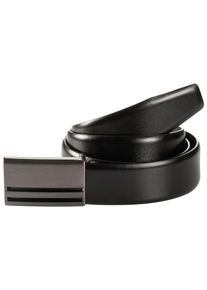MONTI Damen Koppelgürtel "BERLIN", schwarz, klassisch, Gr. 110, unifarben, Materialmix, Gürtel, 3,5 cm breit, Klassisch-Business, Koppelschließe