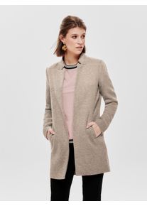 Only Damen Longblazer "ONLSOHO COATIGAN OTW NOOS", braun, modisch, Gr. S, meliert, Web, Obermaterial: 85% Polyester, 15% Baumwolle, Blazer