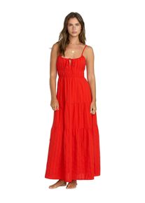 Billabong Damen Maxikleid "Red Aloha", rot, Gr. M, [ Fabric] Cotton, Kleider