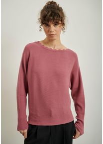 Haily's HAILY’S Damen Strickpullover "LS P SK Te44a", rosa, feminin, Gr. XXL, meliert, Strick, Rippstrick, Obermaterial: 50% Viskose, 28% Polyester, 22%