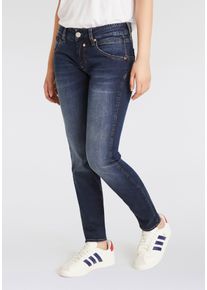 Herrlicher Damen Slim-fit-Jeans "Touch Slim Denim Stretch", blau, casual, Gr. 27, unifarben, Denim/Jeans, Obermaterial: 98% Baumwolle, 2% Elasthan,