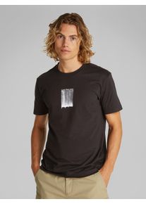 Herren T-Shirt "BRUSH STROKE GRAPHIC TEE", schwarz, casual, Gr. XL, Calvin Klein Jeans, unifarben, Jersey, Obermaterial: 100% Baumwolle, Shirts, mit