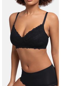 Dorina Damen Still-BH "VALERIA NURSING BRA", Gr. 95, schwarz, Spitze, Obermaterial: 89% Nylon, 11% Lyocell, feminin, BHs, bügellos, Stillclips für