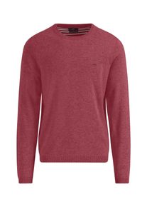 Fynch-Hatton Herren Strickpullover, lila, casual, Gr. M, unifarben, Strick, Obermaterial: 100% Baumwolle, Pullover, mit Logo Stickerei