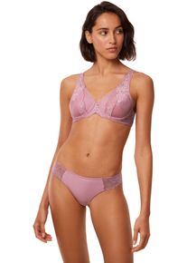 Triumph Damen Bügel-BH "Wild Peony Florale WP", Gr. 90, rosa, Microtouch, Spitze, Obermaterial: 35% Polyester, 33% Polyamid, 19% Elasthan, 12% Modal,