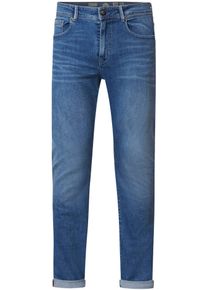 Herren Slim-fit-Jeans "Seaham", blau, modisch, Gr. 31, PETROL INDUSTRIES, Obermaterial: 94% Baumwolle, 3% Elasthan, 3% Polyester, Jeans