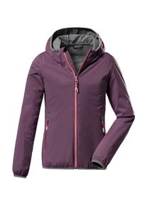 Killtec Kinder Funktionsjacke "KOS 164 GRLS JCKT", lila, sportlich, Gr. 152, Oberstoff: 100% Polyester, Jacken, Ultraleichte, wasserabweisende