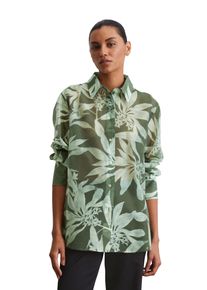 Marc O'Polo MARC O'POLO Damen Langarmbluse "mit TENCEL Lyocell"multi, forest moss, elegant, Gr. 46, bedruckt, Obermaterial: 88% Lyocell, 12% Polyester, Blusen