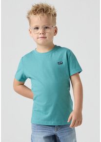 LEVI'S KIDS Jungen T-Shirt "LVB BATWING CHEST HIT"bristol blau, casual, Gr. 12, Single Jersey, Obermaterial: 60% Baumwolle, 40% Polyester, Shirts,