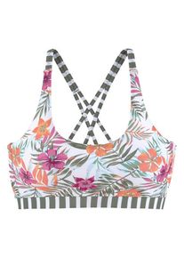 Venice Beach Bustier-Bikini-Top 'Summer' weiß Gr. 34. Ohne Bügel