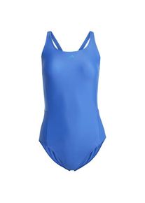 Badeanzug Adidas 3-Stripes Mid Swimsuit Damen (Gr 34 |blau)